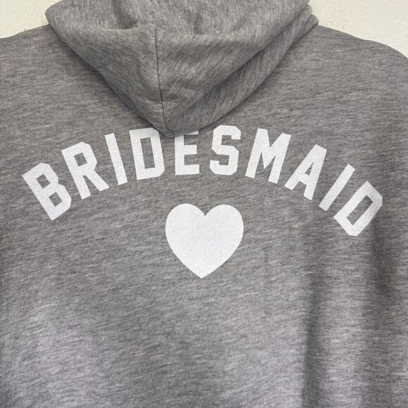 Wildfox Bridesmaid Jacket Women Small Zip Up Hoodie Sweatshirt Wedding Gift NEW - Picture 6 of 9